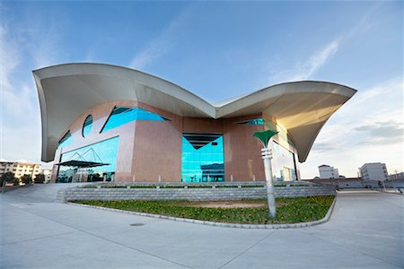 sports arena - Exterior of Sports Center, Xilinhot, Inner Mongolia, China Stock Photo - Rights-Managed, Code: 700-02289774