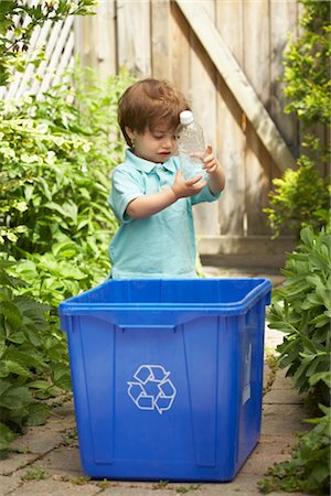 simsearch:700-01633321,k - Boy Recycling Plastic Bottle Stock Photo - Rights-Managed, Code: 700-02347719