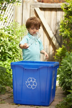 simsearch:700-01633321,k - Boy Recycling Plastic Bottle Stock Photo - Rights-Managed, Code: 700-02347720