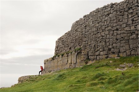 simsearch:700-02348622,k - Woman at Dun Aengus Fort, Inishmor, Aran Islands, County Galway, Ireland Stock Photo - Rights-Managed, Code: 700-02348672
