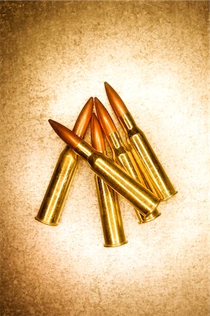 12.7mm Bullets Stock Photo - Rights-Managed, Code: 700-02377112