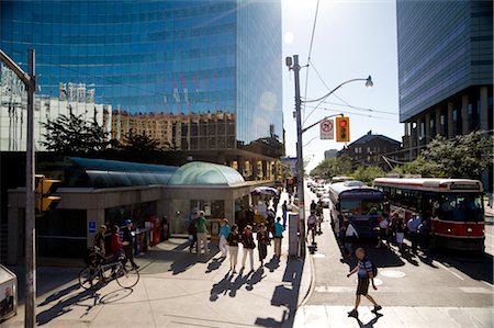 College Street and University Avenue, Toronto, Ontario, Canada Stock Photo - Rights-Managed, Code: 700-02593685