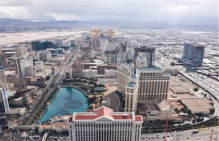 simsearch:700-02633802,k - Aerial View of the Las Vegas Strip, Las Vegas, Nevada, USA Stock Photo - Rights-Managed, Code: 700-02633806