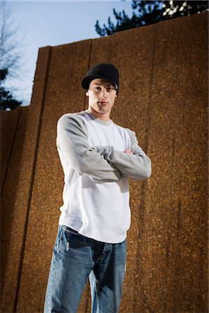 Portrait of Young Man, Portland, Oregon, USA Stock Photo - Rights-Managed, Code: 700-02645671