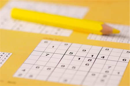 solution concept - Close-up of Sudoku Puzzle Stock Photo - Rights-Managed, Code: 700-02659589