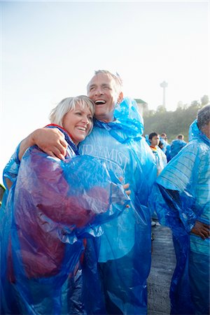 poncho - Couple at Niagara Falls, Ontario, Canada Stock Photo - Rights-Managed, Code: 700-02659692