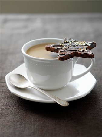 Cup of Coffee with Cookie Stock Photo - Rights-Managed, Code: 700-02669193