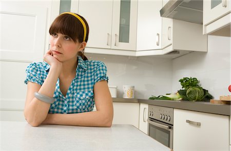 Portrait of Woman in Kitchen Stock Photo - Rights-Managed, Code: 700-02670229