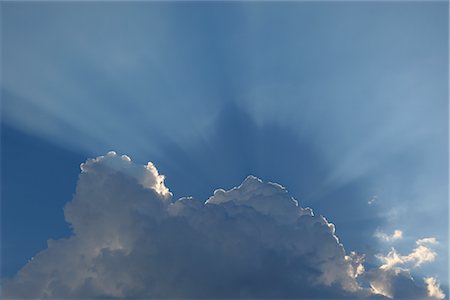 sky only - Sun Behind Cloud Stock Photo - Rights-Managed, Code: 700-02686022