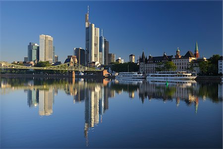 Skyline, Frankfurt, Hesse, Germany Stock Photo - Rights-Managed, Code: 700-02686047