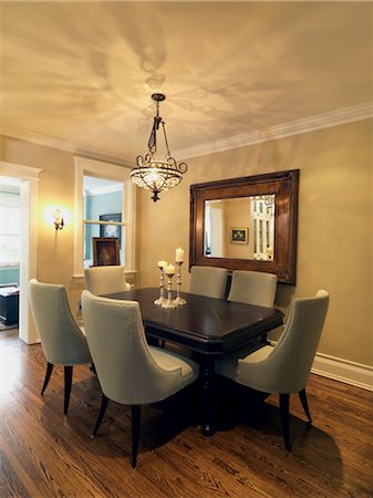 sconce - Dining Room Interior Stock Photo - Rights-Managed, Code: 700-02686558