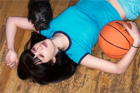 Young Woman and Dog Stock Photo - Rights-Managed, Code: 700-02698621
