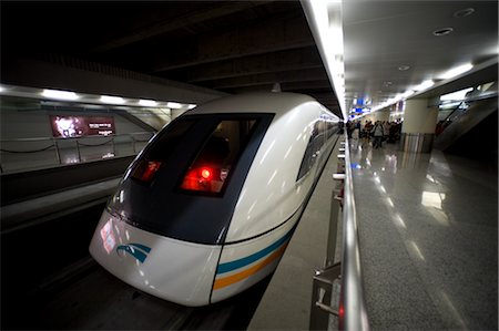 MAGLEV Train Station, Shanghai, China Stock Photo - Rights-Managed, Code: 700-02723085