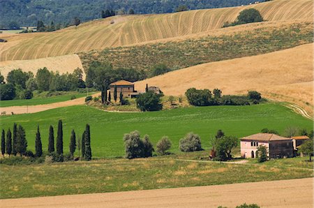 Val d'Orcia, Siena, Tuscany, Italy Stock Photo - Rights-Managed, Code: 700-02738832