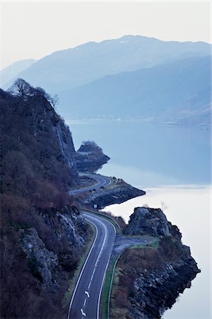 simsearch:700-01538925,k - Road, Loch Duich, Highland, Scotland, United Kingdom Stock Photo - Rights-Managed, Code: 700-02754705