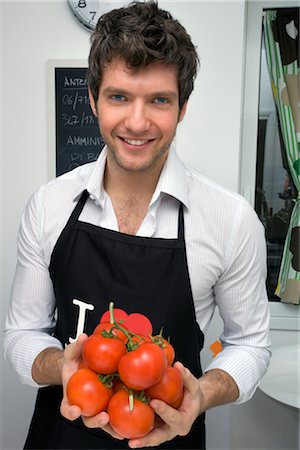 Man Holding Tomatoes Stock Photo - Rights-Managed, Code: 700-02756602