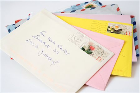 postal letters images - Stack of Letters Stock Photo - Rights-Managed, Code: 700-02757135