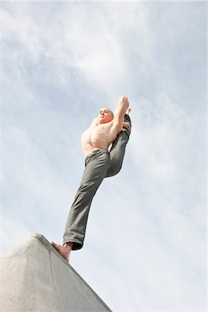 Male Dancer Outdoors Stock Photo - Rights-Managed, Code: 700-02757424