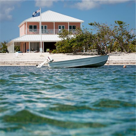 exclusive (private) - Maison sur la côte, les îles Caïmans Photographie de stock - Rights-Managed, Code: 700-02757601