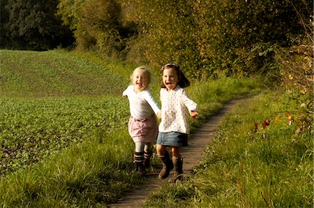 Girls on Path Stock Photo - Rights-Managed, Code: 700-02786765