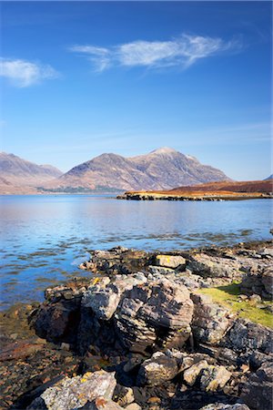 simsearch:700-03508663,k - Shoreline of Loch Torridon and Liathach, Torridon, Scotland Foto de stock - Con derechos protegidos, Código: 700-02798148