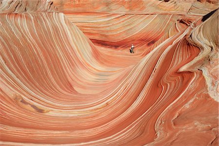 famous rock formation - Sandstone Wave, Paria Canyon, Vermillion Cliffs Wilderness, Arizona, USA Stock Photo - Rights-Managed, Code: 700-02887024