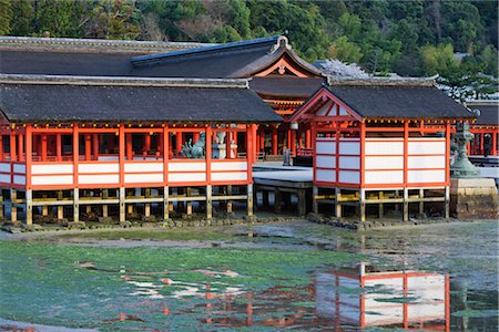 Itsukushima Jinga Shrine, Miyajima, Hatsukaichi, Hiroshima Prefecture, Honshu, Japan Stock Photo - Rights-Managed, Code: 700-02887284