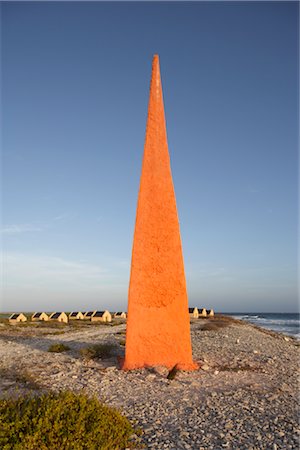 slavery - Navigational Obelisk, Pekelmeer, Bonaire, Netherlands Antilles Stock Photo - Rights-Managed, Code: 700-02903748
