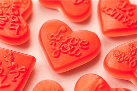 Heart Shaped Candies Stock Photo - Rights-Managed, Code: 700-02903778