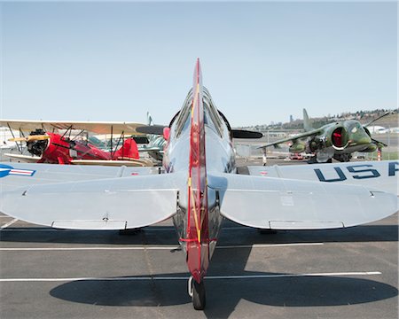 WWII Airplanes, Museum of Flight, Tukwila, Washington, USA Stock Photo - Rights-Managed, Code: 700-02912169