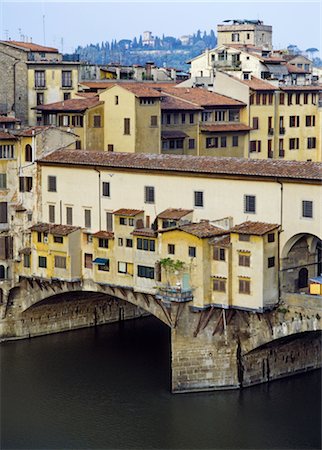 Ponte Vecchio and the Arno River, Florence, Tuscany, Italy Stock Photo - Rights-Managed, Code: 700-02912268