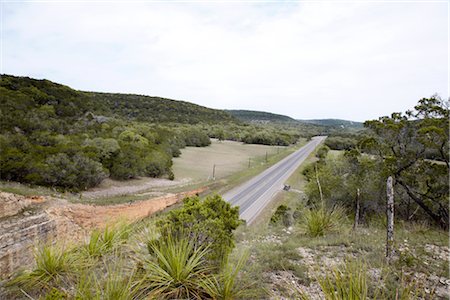 Road in Texas Hill Country, Texas, USA Stock Photo - Rights-Managed, Code: 700-02922871
