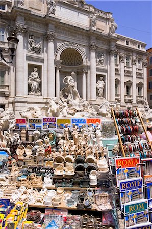Trevi Fountain, Rome, Italy Foto de stock - Con derechos protegidos, Código: 700-02935362