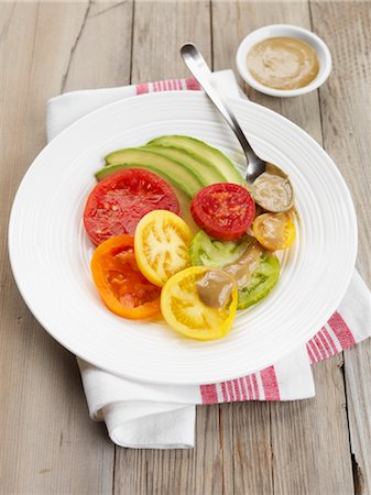 simsearch:700-03053816,k - Heirloom Tomato Salad Stock Photo - Rights-Managed, Code: 700-02935593