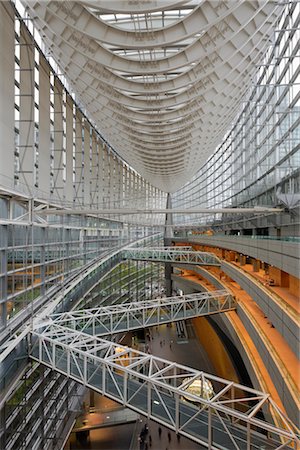 Atrium, Tokyo International Forum, Tokyo, Japan Stock Photo - Rights-Managed, Code: 700-02935601