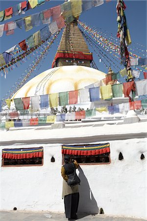 simsearch:700-03737567,k - Bodhnath Stupa, Kathmandu, Nepal Stock Photo - Rights-Managed, Code: 700-02957833