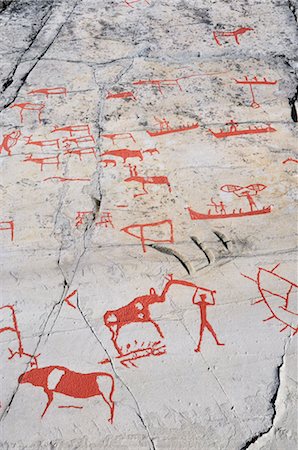 prehistoric - Rupestres préhistoriques, Alta, Norvège Photographie de stock - Rights-Managed, Code: 700-02967618