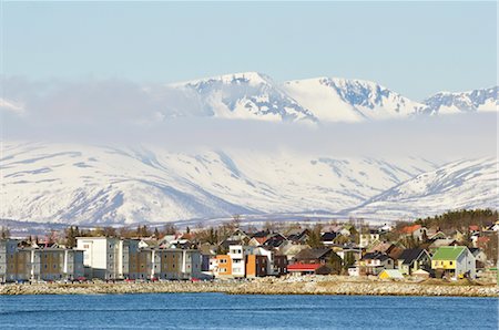 Waterfront View of Tromso, Troms County, Norway Stock Photo - Rights-Managed, Code: 700-02967748