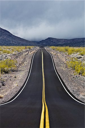 Highway, Death Valley National Park, California, USA Stock Photo - Rights-Managed, Code: 700-02972730