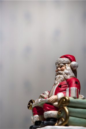 Santa Claus Figurine Stock Photo - Rights-Managed, Code: 700-02972954