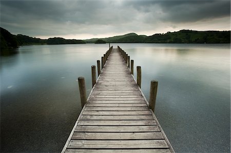 Pier, Windermere Lake, Cumbria, England, United Kingdom Stock Photo - Rights-Managed, Code: 700-03005164