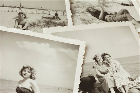 Close-Up of Vintage Photographs from 1950s Stock Photo - Rights-Managed, Code: 700-03003494