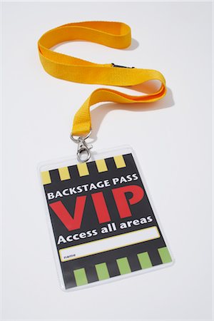 VIP Pass Stock Photo - Rights-Managed, Code: 700-03003646