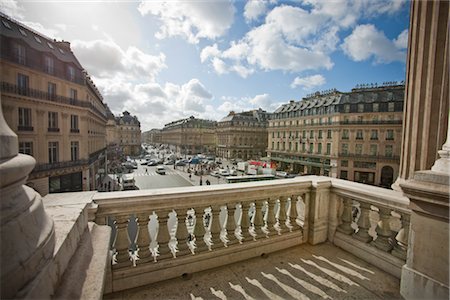 paris roads - Avenue de L'Opera View From Palais Garnier, Paris, Ile-de-France, France Stock Photo - Rights-Managed, Code: 700-03018108