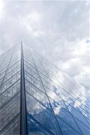 The Louvre Pyramid, Paris, Ile-de-France, France Stock Photo - Rights-Managed, Code: 700-03018113