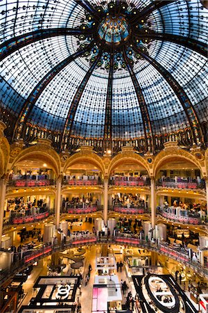 Galeries Lafayette, Paris, France Stock Photo - Rights-Managed, Code: 700-03068480