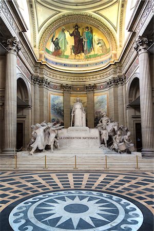 pantheon - Interior of the Pantheon, Paris, France Stock Photo - Rights-Managed, Code: 700-03068533