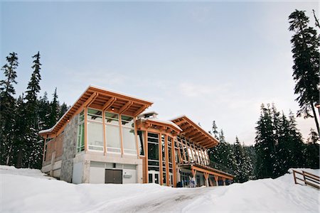 snowy chalet - Chalet, Whistler, British Columbia, Canada Stock Photo - Rights-Managed, Code: 700-03068809