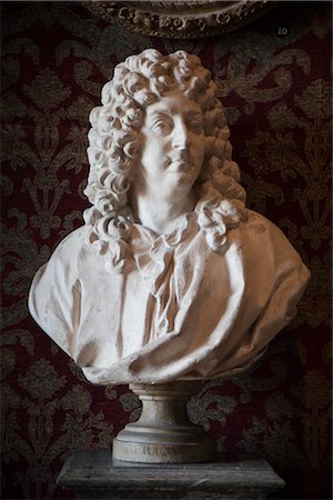 Bust of Louis XIV, Palace of Versailles, Ile de France, France Stock Photo - Rights-Managed, Code: 700-03068821