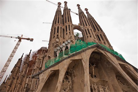 spain tourist attraction - La Sagrada Familia, Barcelona, Catalonia, Spain Stock Photo - Rights-Managed, Code: 700-03069007